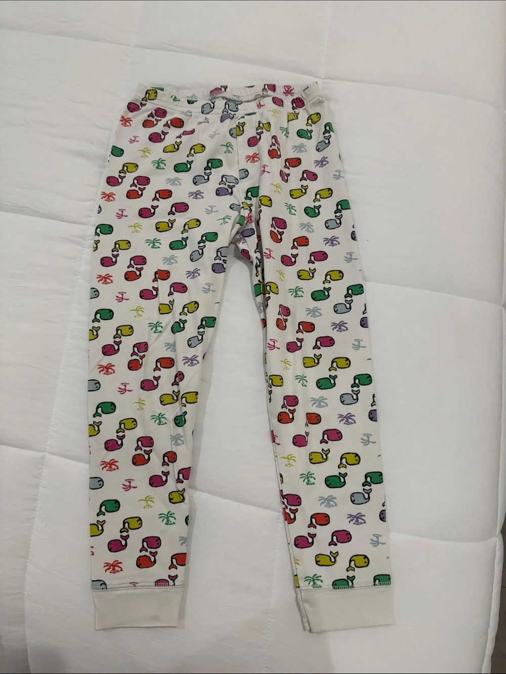 Kids Rainbow Whale Roller Rabbit Pajama Set size 10